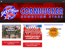 Tablet Screenshot of cornhuskershootingstars.com